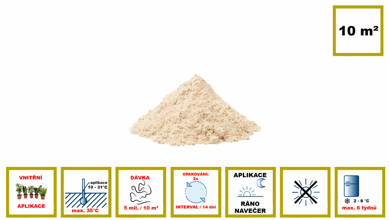 Obrázek z NEMASTAR (Steinernema carpocapsae) - 5 mil. ks / bal.